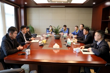平湖市委常委、副市长戴振一行莅临雅博app官方入口调研指导